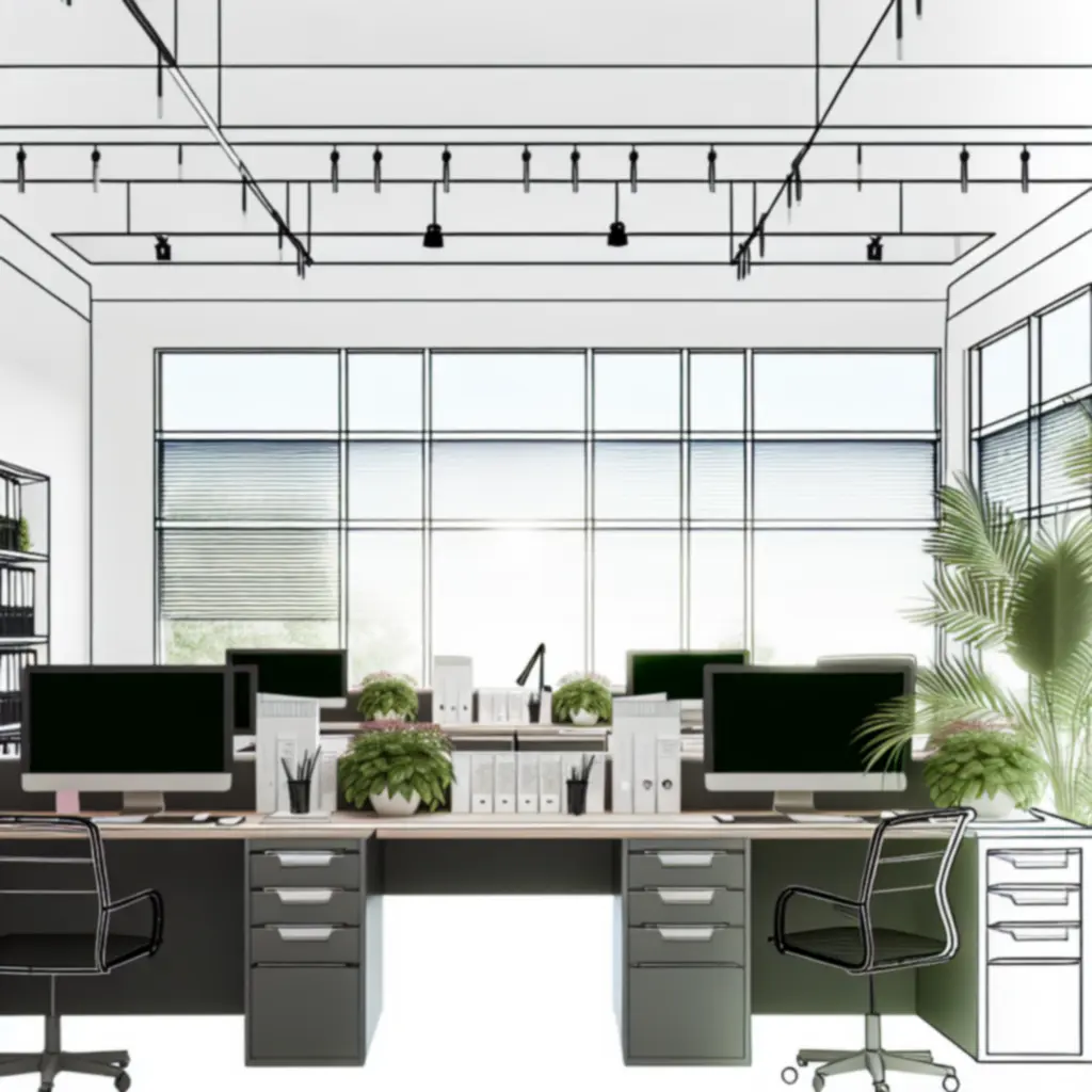 Interior of the BEE ACCOUNTANTS LTD office in Nunthorpe, Middlesbrough