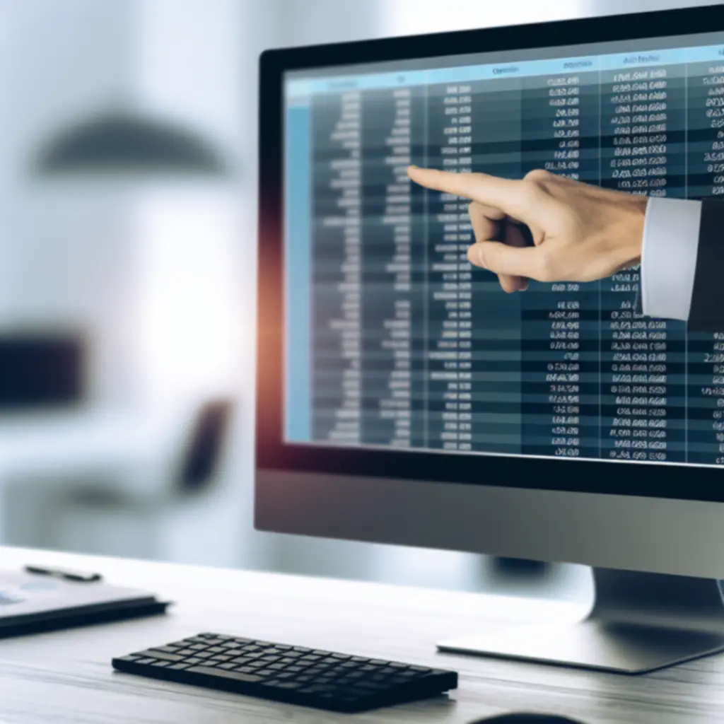 Financial dashboards and reports on multiple screens
